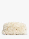 Pre-loved Bottega Veneta cream shearling bag with gold chain, UK version