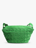 Bottega Veneta green woven shoulder bag, imported from the UK