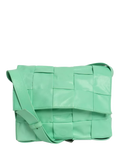 Bottega Veneta mint green Cassette leather bag pre-loved (British brand)