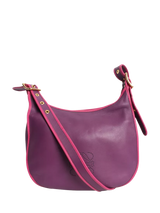 John Lewis Pre-loved LOEWE Leather Shoulder Bag, Purple- Buy online at McGrocer