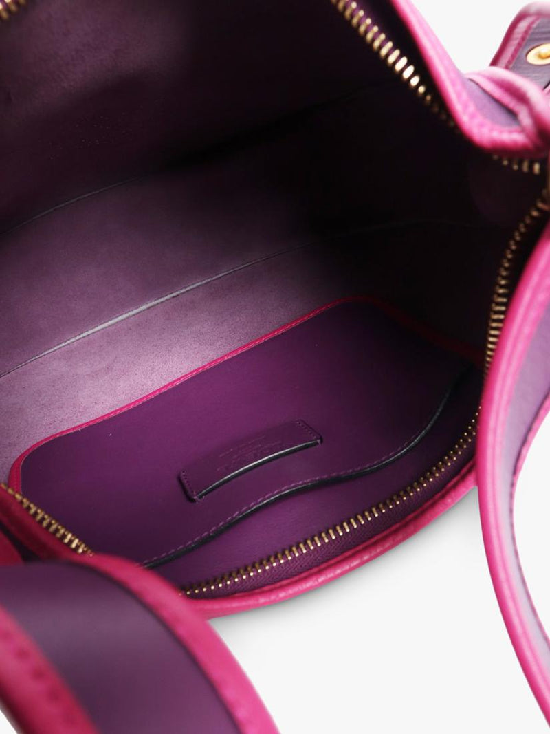 Pre-loved LOEWE purple shoulder bag, imported from the UK