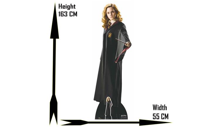 Hermione Hogwarts cardboard cutout for party decorations (British brand)