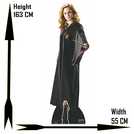 Hermione Hogwarts cardboard cutout for party decorations (British brand)