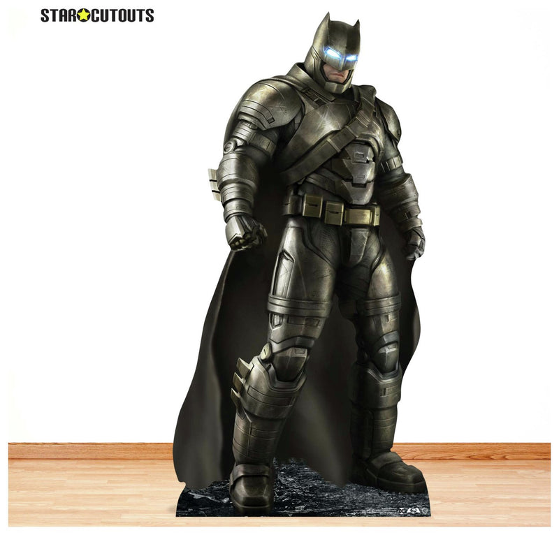 Star Cutouts armoured Batman life-size cardboard cutout (British brand)