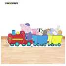 Star Cutouts Peppa Pig Grandpa Pig Train cardboard cutout 84x195x15cm (British brand)