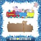 Star Cutouts Peppa Pig Grandpa Pig Train cardboard cutout 84x195x15cm (British brand)