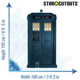 Star Cutouts Doctor Who 13th Tardis cardboard cutout 195x100x15cm (British brand)