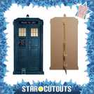 Star Cutouts Doctor Who 13th Tardis cardboard cutout 195x100x15cm (British brand)