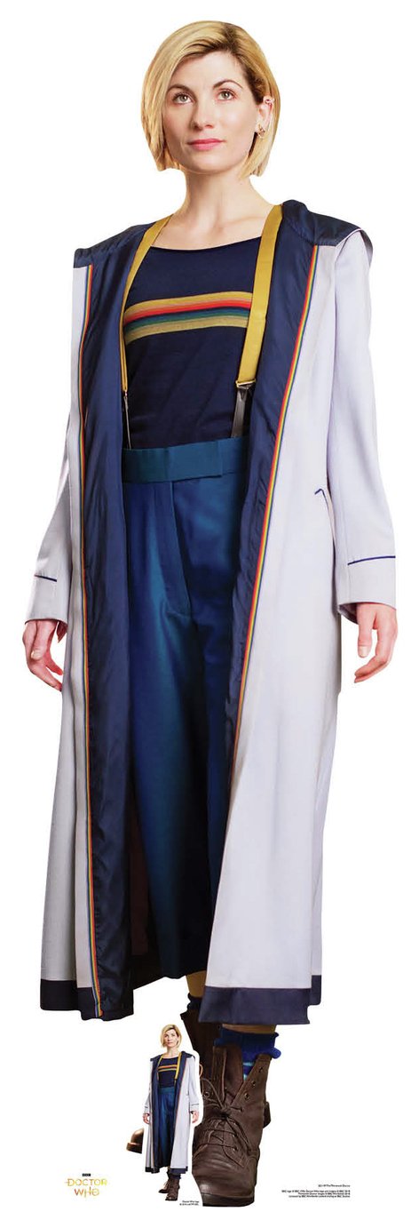 Star Cutouts Doctor Who Jodie Whittaker cardboard cutout 168cm x 53cm x 15cm (British brand)