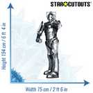 Star Cutouts Doctor Who Cyber Man lifesize cardboard cutout (British brand)