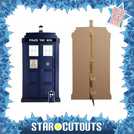 Star Cutouts Doctor Who Tardis life-size cardboard cutout 192cm height (British brand)