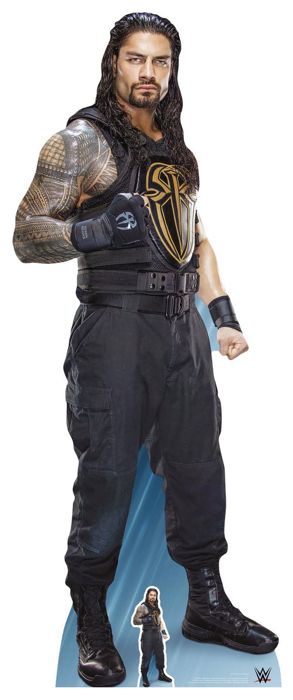 WWE Roman Reigns cardboard cutout role-play decoration (British brand)