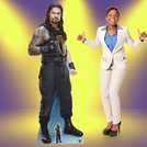 WWE Roman Reigns cardboard cutout role-play decoration (British brand)