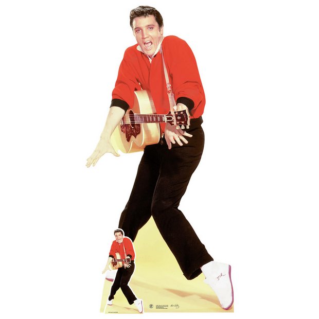 Star Cutouts Elvis Red Jacket life-size cardboard cutout - British product