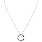 Costco blue sapphire diamond pendant 0.66ctw, UK version
