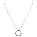 Costco blue sapphire diamond pendant 0.66ctw, UK version