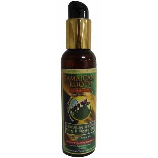 Jamaican Roots Cactus skin and body oil, UK version