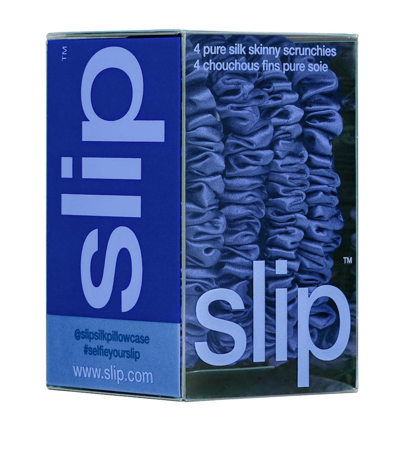 Slip pure silk skinny scrunchies set of 4, UK version