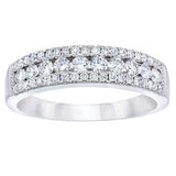 Costco UK Diamond Ring 0.50ctw Round Brilliant Cut 14ct White Gold Size N- Buy online at McGrocer