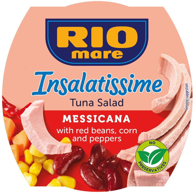 Rio Mare Mexican Style Tuna Salad 4 x 160g, imported from the UK
