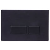 Costco UK Square Dual Flush Plate in Matt Black Stainless Steel- Buy online at McGrocer