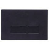 Costco UK Square Dual Flush Plate in Matt Black Stainless Steel- Buy online at McGrocer