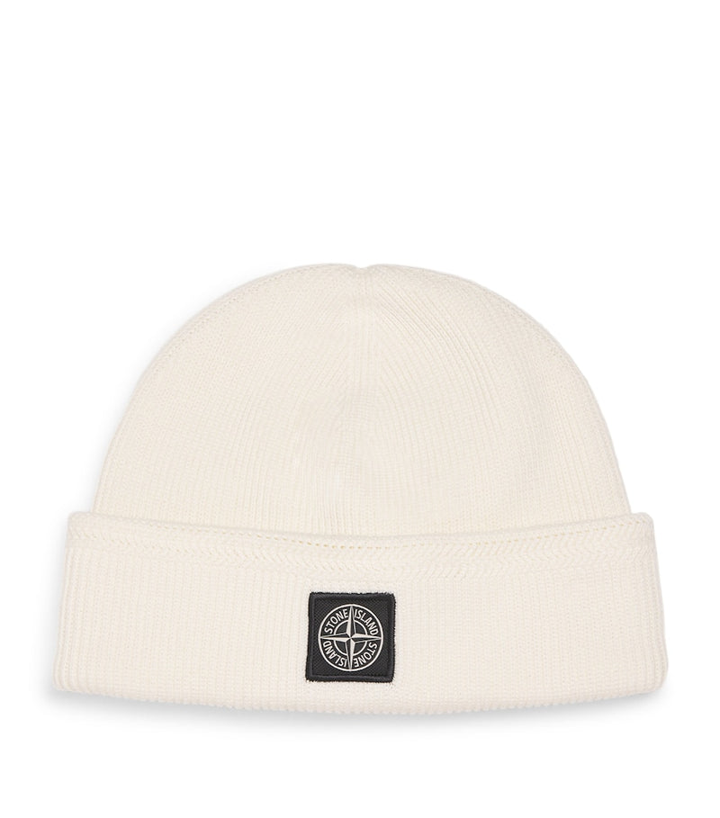 Stone Island beanie with compass patch - British product