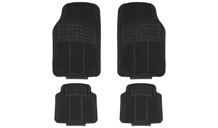 Streetwize heavy-duty rubber car mat set (British brand)
