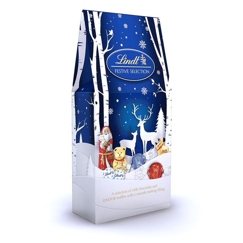 Festive Milk Chocolate and Truffle Selection Pouch 650g