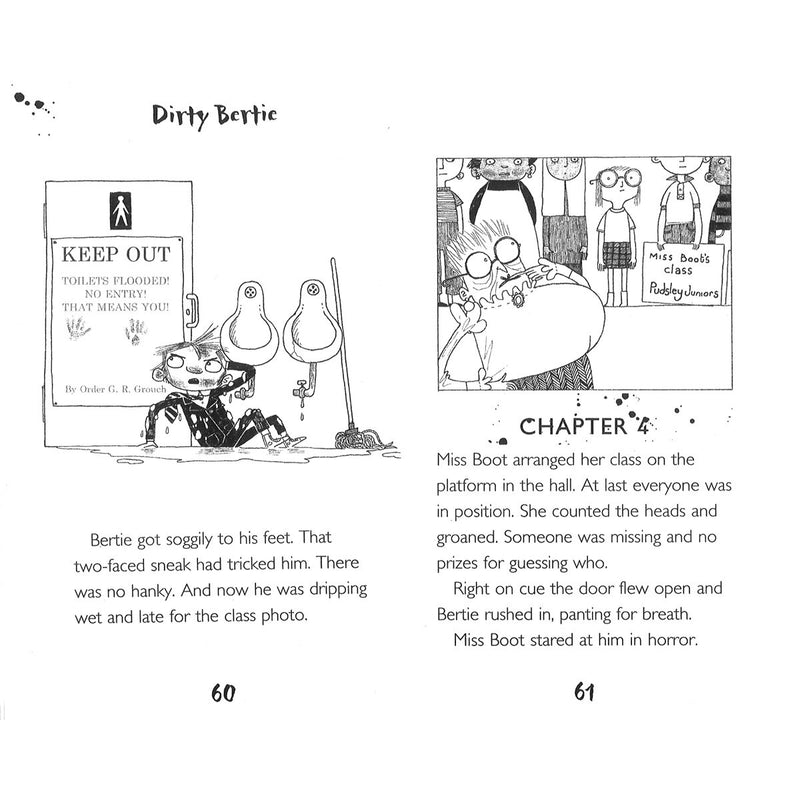 Dirty Bertie 6 book collection by Alan McDonald (British brand)