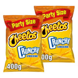 Cheetos Crunchy Cheese Corn snacks 2 x 400g - British product