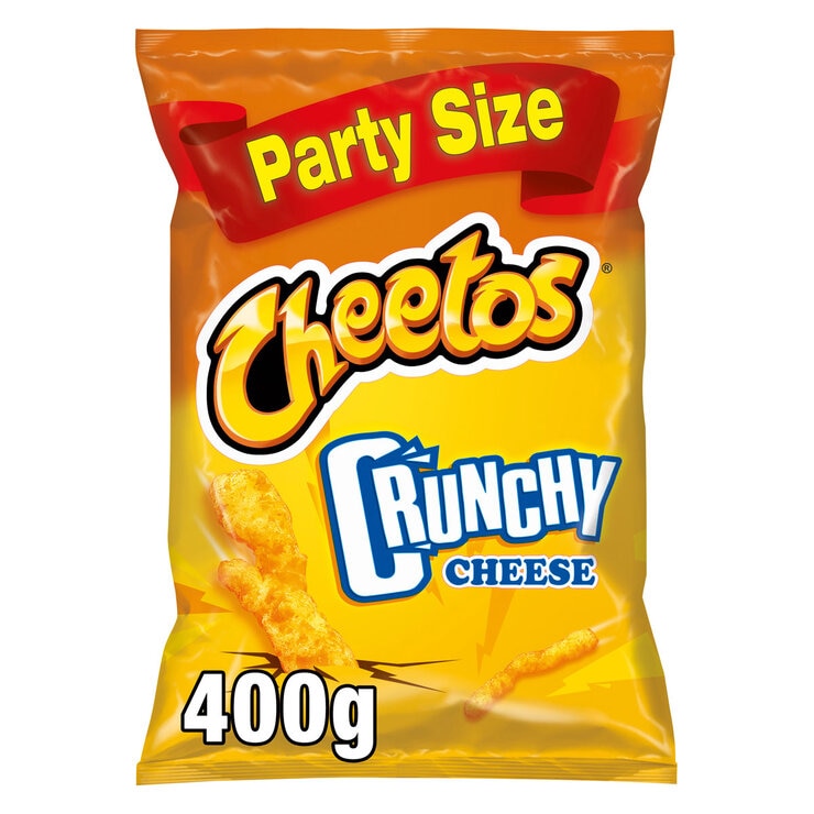 Cheetos Crunchy Cheese Corn snacks 2 x 400g - British product