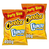 Cheetos Crunchy Cheese Corn snacks 2 x 400g - British product