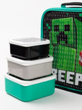Green Minecraft Xbox lunch box set (British brand)