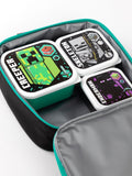 Green Minecraft Xbox lunch box set (British brand)