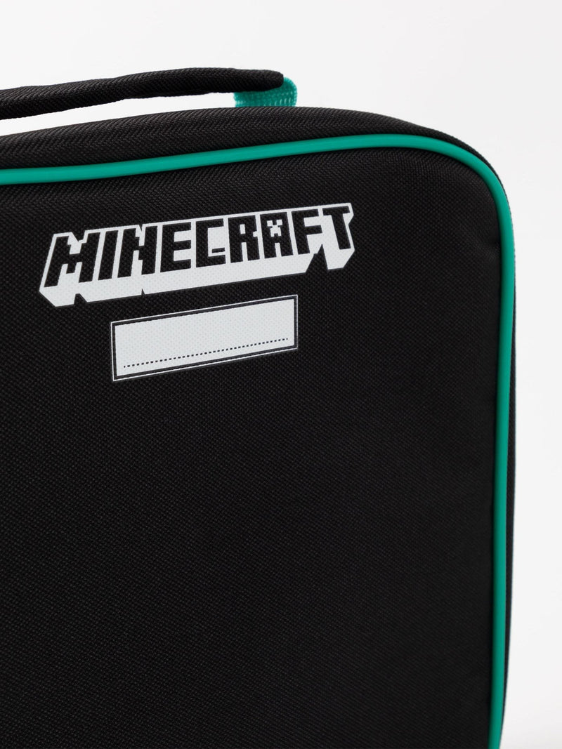 Green Minecraft Xbox lunch box set (British brand)