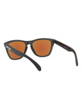 Oakley Frogskins Svarte solbriller med Prizm Fiolett glass, importert fra Storbritannia