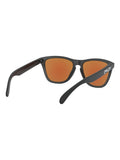 Oakley Frogskins Svarte solbriller med Prizm Fiolett glass, importert fra Storbritannia