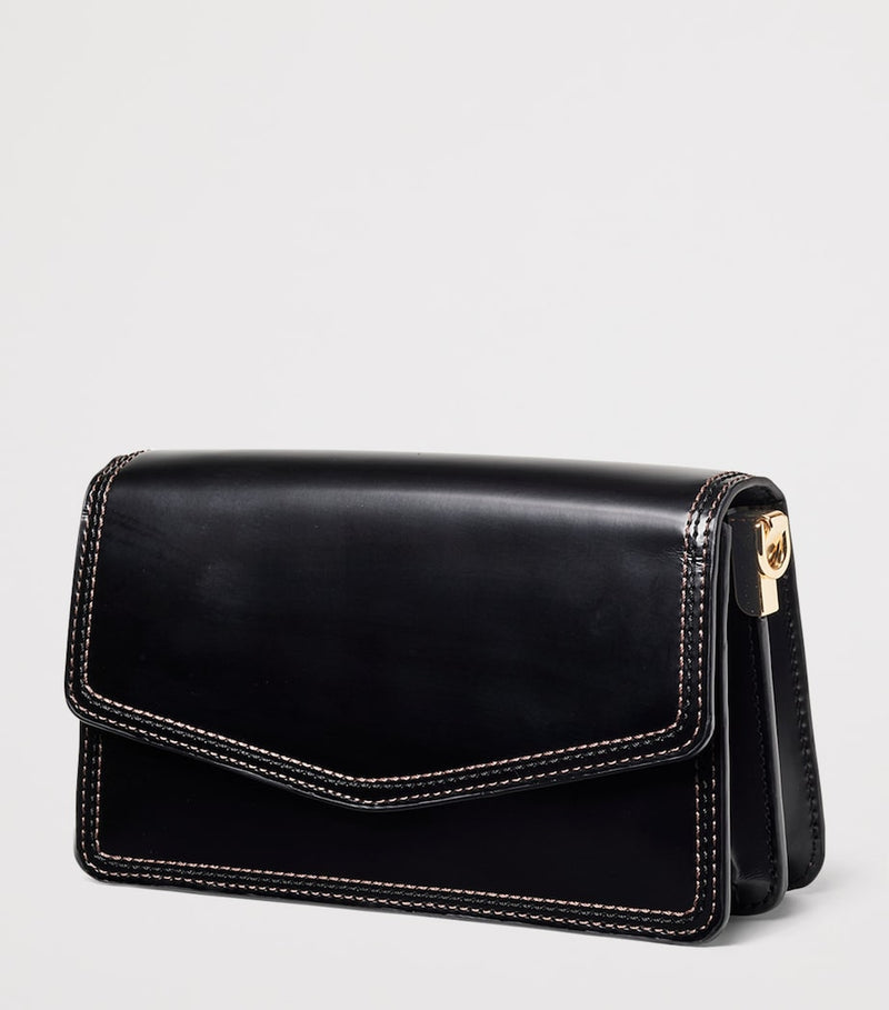 Aspinal of London Eliza clutch bag in leather (British brand)