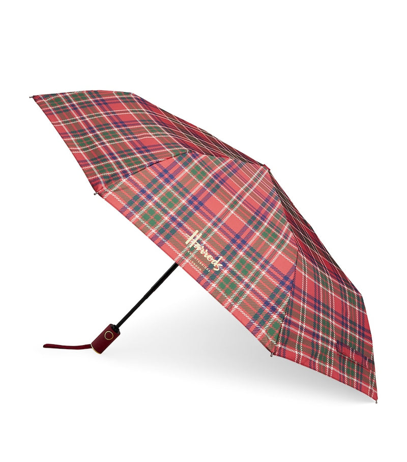 Harrods tartan umbrella 100% polyester - British product