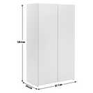Argos Home Seville shoe storage cabinet white - British product