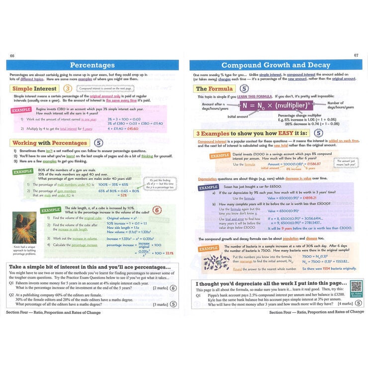 CGP GCSE Maths AQA Higher revision books 3-pack, UK version