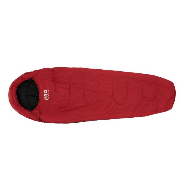 Pro Action adult mummy sleeping bag 200GSM, imported from the UK