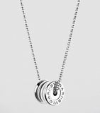 Bvlgari B.zero1 white gold pendant necklace (British brand)