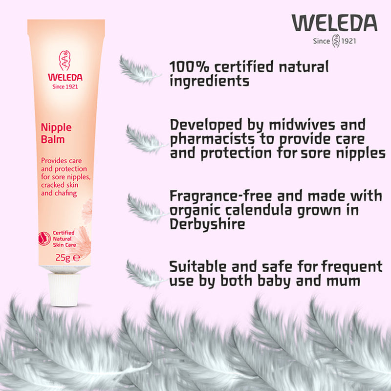 Natural Soothing Nipple Balm for Sore Skin 25g