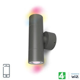 4lite WiZ smart outdoor up down wall light (British brand)