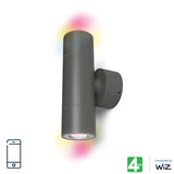 Costco UK 4lite WiZ Smart Outdoor Up Down Wall Light Black- Buy online at McGrocer