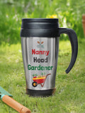 PMC personalised head gardener thermal travel mug 400ml - British product