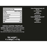 Truffettes de France cocoa dusted chocolate truffles 2 x 1kg - British product