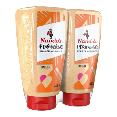 Costco UK Nando's Perinaise Mild Peri-Peri Mayonnaise 2 x 465g- Buy online at McGrocer